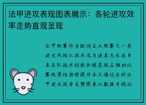 法甲进攻表现图表展示：各轮进攻效率走势直观呈现